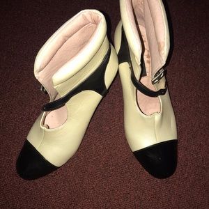 The sexy booties are NYLA really beautiful size but run small